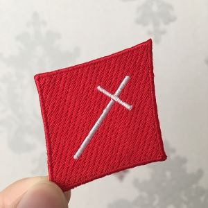 Custom fè Iron sou Badge brode Patch