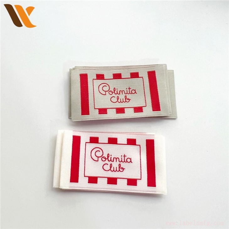 Custom Stylish Woven Tags Clothing Labels
