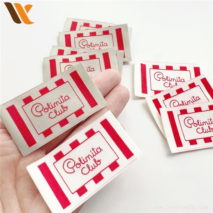 Custom Stylish Woven Tags Clothing Labels