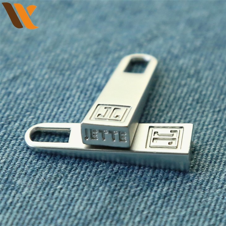 Engraved Text/Name Metallic Zipper Puller Slider