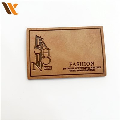 Custom Smooth Relief Otantik Leather Label